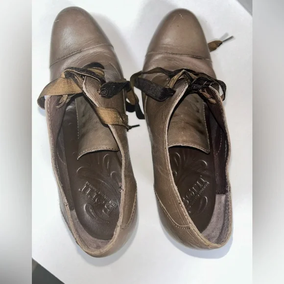 Born brown Oxford block heels - Picture 9 of 10